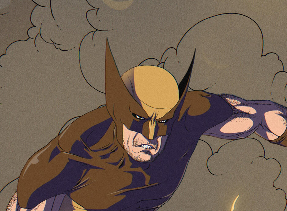 Wolverine detail.